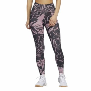 アディダス レディース レギンス タイツ adidas 7/8 Flower Tights - Purple/Purple