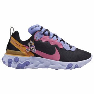 ナイキ メンズ リアクト エレメント５５ Nike React Element 55 スニーカー Black/Magic Flamingo/Light Thistle