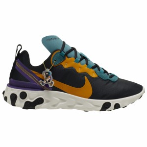 ナイキ メンズ リアクト エレメント５５ Nike React Element 55 スニーカー Black/Pollen Rise/Mineral Teal