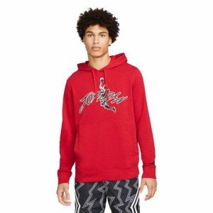 ジョーダン メンズ パーカー Jordan Dri-FIT Air Fleece Graphic Pullover - Gym Red/Black