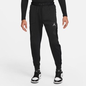 ジョーダン メンズ スウェットパンツ Jordan Dri-FIT Sport Statement Fleece Pants - Black/Black/Reflective Silver