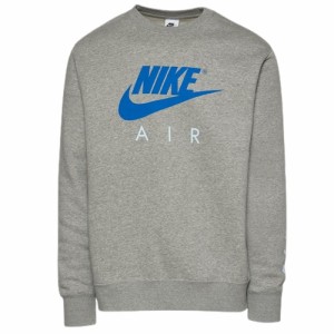 ナイキ メンズ スウェットシャツ Nike Air Crew Fleece - Gray/Blue