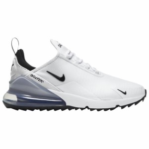ナイキ メンズ ゴルフ シューズ Nike Air Max 270 Golf Shoes - White/Black/Pure Platinum