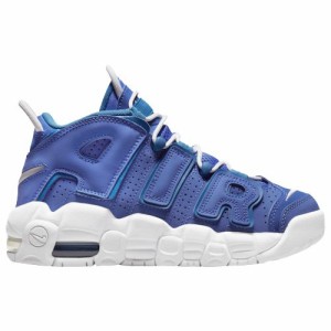 ナイキ キッズ スニーカー Nike Air More Uptempo GS - Med Blue/White