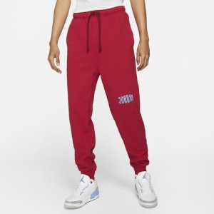 ジョーダン メンズ スウェットパンツ Jordan Sport DNA Fleece Pants - Red/Black