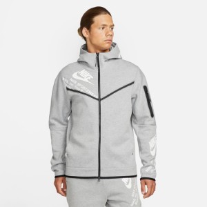 ナイキ メンズ パーカー Nike Tech Fleece Full-Zip GX Hoodie - Grey/White