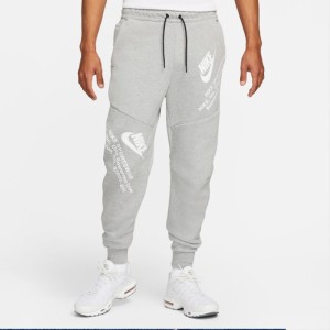ナイキ メンズ テックフリースパンツ Nike Tech Fleece GX Joggers - Grey/White
