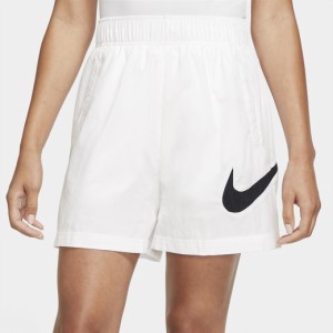 ナイキ レディース ウーブンショーツ Nike Essential Woven Shorts - White/Black