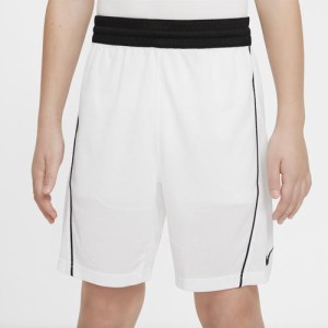 ナイキ キッズ バスパン ハーフパンツ Nike Dri-Fit BBall League Shorts - White/Black/Black