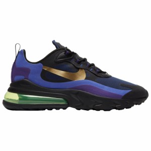 ナイキ メンズ エア マックス２７０ Nike Air Max 270 React スニーカー Black/University Gold/Deep Royal Blue