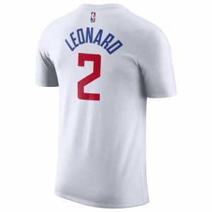 ナイキ メンズ Tシャツ Nike NBA Player Name & Number DFCT T-Shirt - Los Angeles Clippers | Kawhi Leonard | White | Home