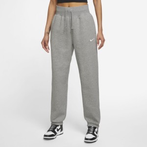 ナイキ レディース スウェットパンツ Nike Style Fleece High Rise Pants - Grey/White