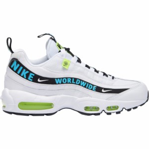 ナイキ メンズ エアマックス９５ Nike Air Max 95 Essential スニーカー White/Blue Fury/Volt