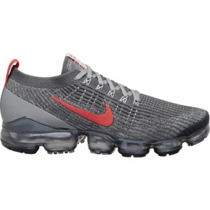 ナイキ メンズ ヴェイパーマックス Nike Air Vapormax Flyknit 3 スニーカー Iron Grey/Track Red/Particle Grey