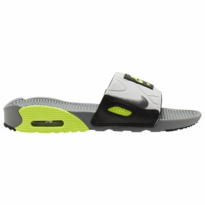 ナイキ レディース サンダル Nike Air Max 90 Slide スリッパ Smoke Grey/Smoke Grey/Volt