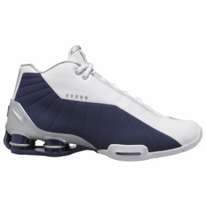 ナイキ メンズ ショックスBB４ Nike Shox BB4 バッシュ White/Metallic Silver/Midnight Navy