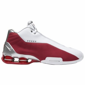 ナイキ メンズ ショックスBB４ Nike Shox BB4 バッシュ White/Metallic Silver/Varsity Red