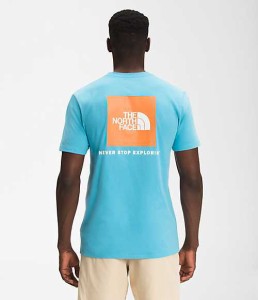 ノースフェイス メンズ Tシャツ The North Face Men’s Short-Sleeve Box NSE Tee - Norse Blue