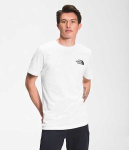  ノースフェイス メンズ The North Face Short Sleeve Box NSE Tee Tシャツ TNF WHITE/TNF BLACK