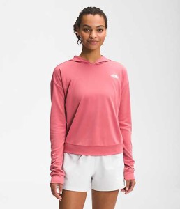 ノースフェイス レディース パーカー Women’s Wander Sun Hoodie - Slate Rose Light Heather