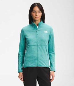 ノースフェイス レディース パーカー The North Face Women’s Canyonlands Full Zip - Porcelain Green Heather