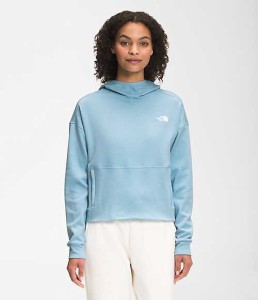 ノースフェイス レディース パーカー The North Face Women’s Canyonlands Pullover Crop - Beta Blue Heather