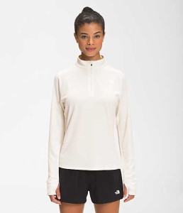 ノースフェイス レディース Tシャツ 長袖 ロンT Women’s Wander 1/4 Zip - Gardenia White