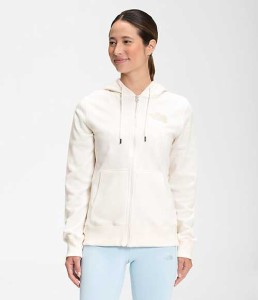 ノースフェイス レディース パーカー The North Face Women's Half Dome Full Zip Hoodie - Gardenia White