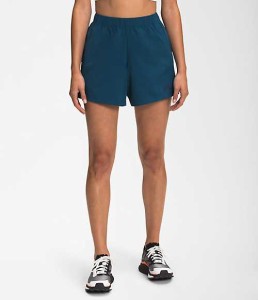 ノースフェイス レディース ショートパンツ The North Face Women's Wander Short 6 Inch - Monterey Blue