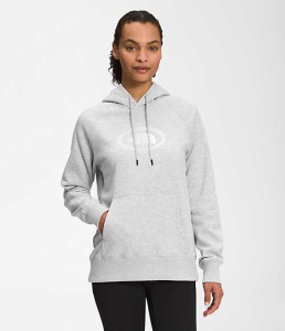 ノースフェイス レディース パーカー The North Face Women's Novelty Graphic Hoodie - TNF Light Grey Heather/TNF White