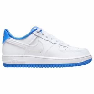 ナイキ キッズ ジュニア スニーカー Nike Air Force 1 Ess PS - White/White/Light Photo Blue