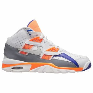 ナイキ キッズ スニーカー Nike Air Trainer SC T2 GS - White/Light Grey/Grey