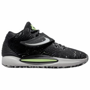 ナイキ メンズ バッシュ Nike KD14 - Black/Grey Fog/Lime Glow