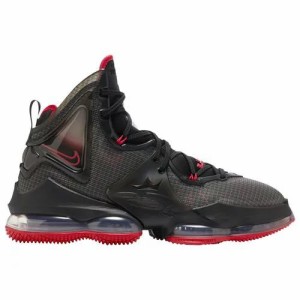 ナイキ メンズ バッシュ Nike LeBron XIX - Black/Black/University Red