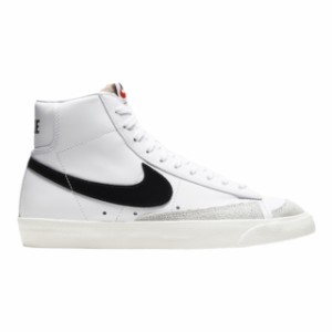 ナイキ レディース スニーカー ブレーザー Nike Blazer Mid '77 - White/Black/Sail 白 ホワイト ハイカット ウィメンズ