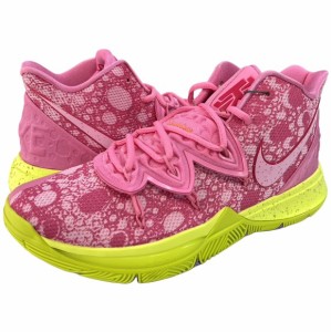 即納 ナイキ バッシュ バスケットシューズ ハイカット メンズ カイリー5 スポンジボブ ピンク Nike Nike Kyrie 5 Spongebob "Patrick" か