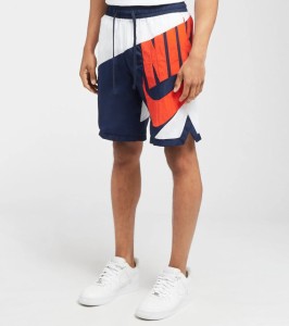 即納 ナイキ メンズ スローバック フーツラ ショーツ バスケ Nike Throwback Futura Shorts - White/College Navy/Chile Red