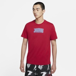即納 ナイキ ジョーダン メンズ Tシャツ Nike Jordan Sport DNA 2 T-Shirt - Gym Red/Blue