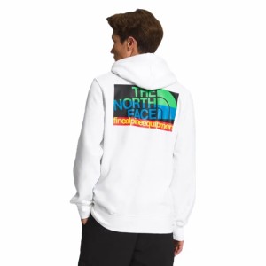 即納 ノースフェイス メンズ パーカー プルオーバー 白 ホワイト The North Face Hoodie - White