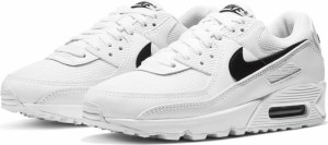 即納 ナイキ エア マックス９０ レディース Nike Air Max 90 スニーカー White/White/Black