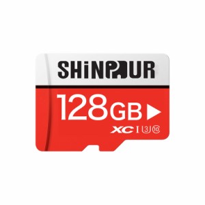 SHINPUR microSDカード 128GB ケース付き Class10 2年保証 UHS-I U3 SD変換アダプタ付き マイクロSD microSDXC クラス10 SDカード Ninten