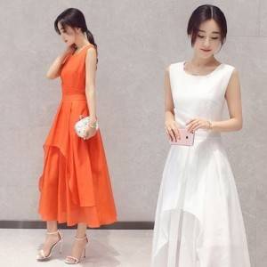 ロングドレス オレンジの通販 Au Pay マーケット