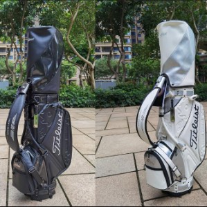 Titleist タイトリスト キャディバッグ ゴルフ用バッグ ゴルフバッグ Golf Bag スポーツ ゴルフバッグ ホワイト ブラック