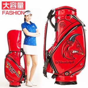 大容量 コンパクト 人気 Lee Benedict Golf キャディバッグ L&B ゴルフバック キャディーバック スタンド式 ゴルフ