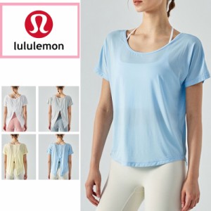 ルルレモン lululemon レディース ヨガウエア 半袖 トレーニング Tシャツ トップス 通気 スポーツ ヨガ 女性