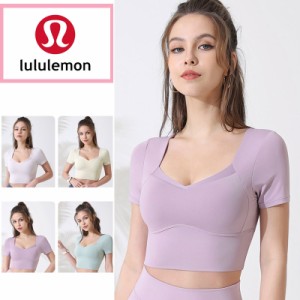 lululemon ルルレモン トレーニング ウェア フィットネスブラジャー クロス レディース 女性 美背 速乾し 通気 四色選択