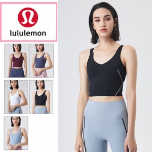 lululemon ルルレモン レディース トレーニング ウェア フィット ネスブラジャー クロス 袖なし 細肩 通気 スポーツ ヨガ