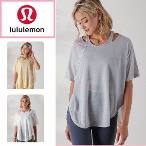 lululemon ルルレモン レディース ヨガウエア Tシャツ トップス 半袖 トレーニング ウェア 速乾し 通気 スポーツ ヨガ 女性 夏 涼しい