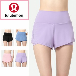 lululemon ルルレモン ショートパンツ ボトムス パンツ レディース スポーツ ヨガ カワイイ 通気性