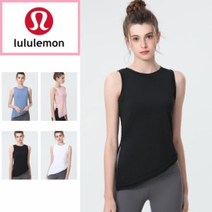 lululemon ルルレモン タンクトップ トレーニング ウェア Tシャツ フィットネス トップス 細肩 美背 速乾し 通気 スポーツ ヨガ レディー